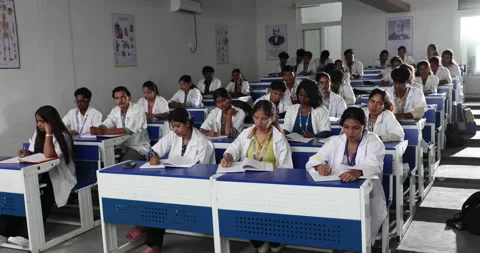 Indian Medicos in collage Stock Footage 339050218