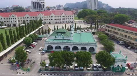 Indian Mosque in Ipoh Stock Footage 63227635