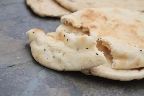 Indian Naan bread Stock Photos