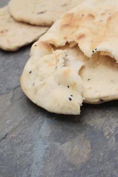 Indian Naan bread Stock Photos
