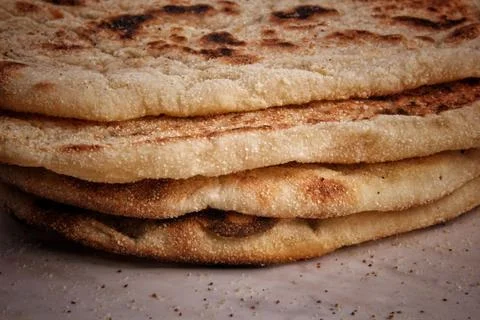 Indian naan bread Stock Photos