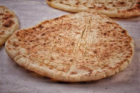 Indian naan bread Foto stock