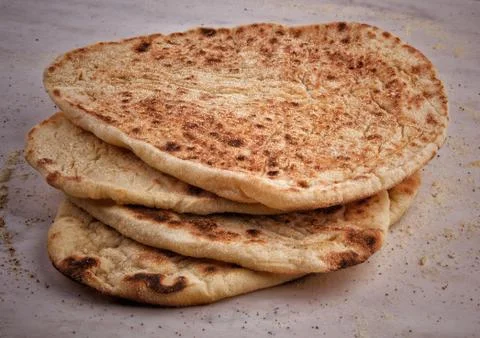 Indian naan bread Stock Photos