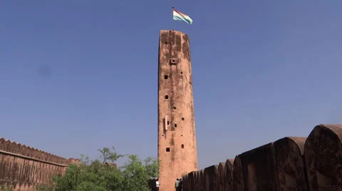 Indian national Flag 스톡 동영상 33380348