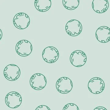Indian ocean map line seamless pattern Stock Illustration
