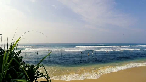 Indian ocean SriLanka Stock Footage 86697200