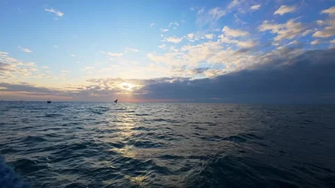 Indian Ocean Sunrise Stock Footage 317837760