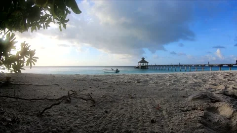 Indian Ocean view Stock Footage 155727172