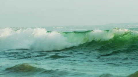 Indian Ocean waves Stock Footage 218441531