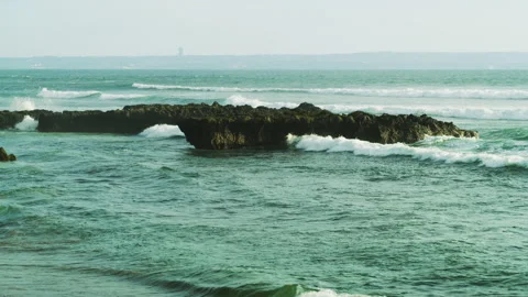 Indian Ocean waves Stock Footage 218452679