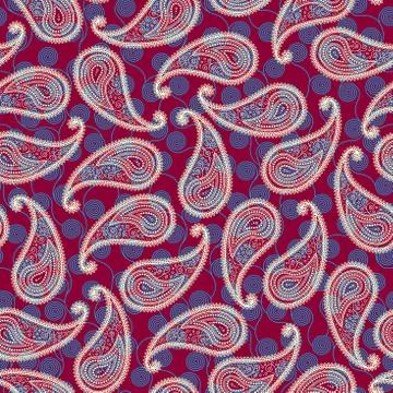 Indian paisley pattern Stockillustratie