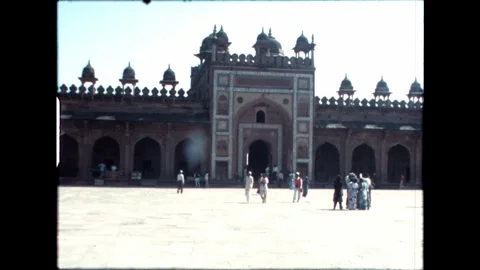 Indian Palace Facade Stock Footage 276292852