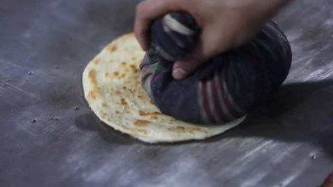 Indian Parantha Stock Footage 133102972