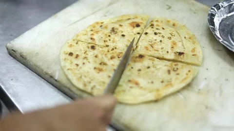 Indian Parantha Stock Footage 133102977