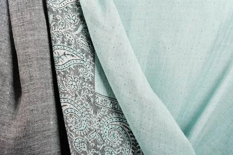 Indian pashmina shawl with pattern Stock-Fotos