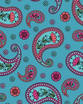 Indian pattern Stock Illustration