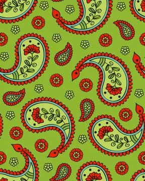 Indian pattern Stock Illustration