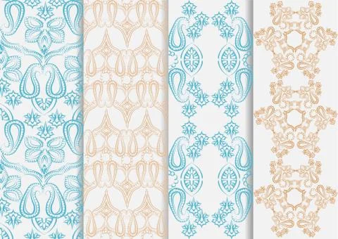 Indian pattern Stock Illustration