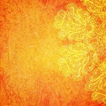 Indian pattern, vector illustration Stock Illustration