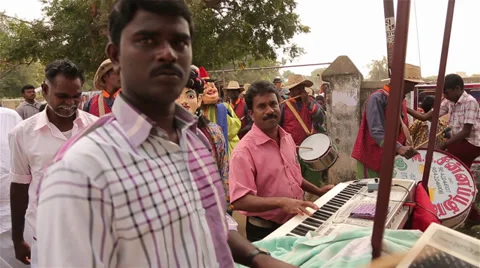 Indian People Celebrating Stock Footage 38194932