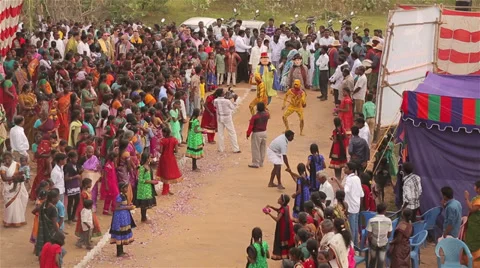 Indian People Celebrating Stock Footage 38196196