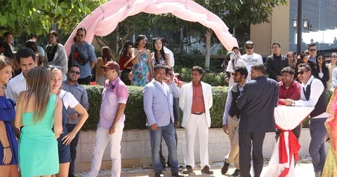 Indian People in Function Video stock 98031531