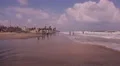 Indian people relaxing on the beach HD Footage