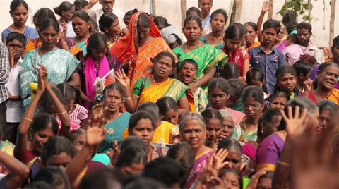 Indian People Singing Stock Footage 38193245