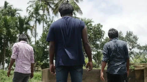 Indian people walking next to each other Stock Footage 59823299