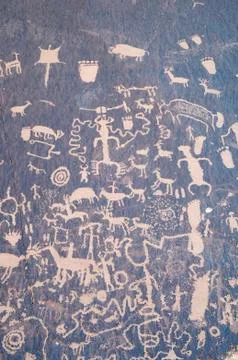 Indian petroglyph Stock Photos