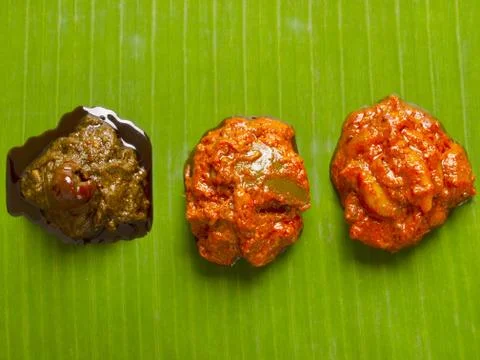 Indian pickles Stock Photos