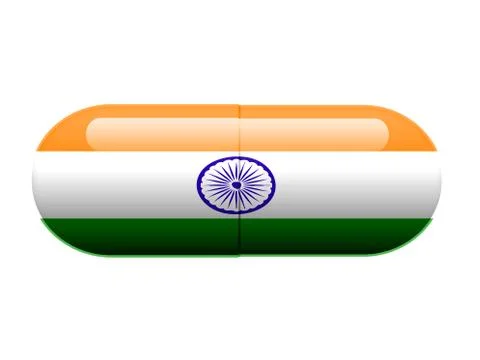 Indian Pill Stock Illustration