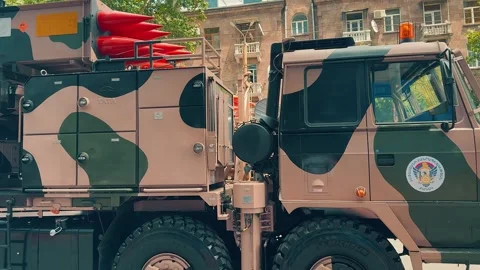 Indian Pinaka MLRS 11 Stock-Footage 336289208