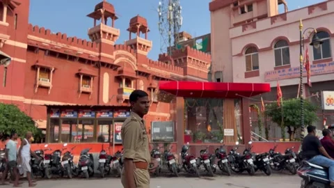 Indian Policeman Stock Footage 285024464