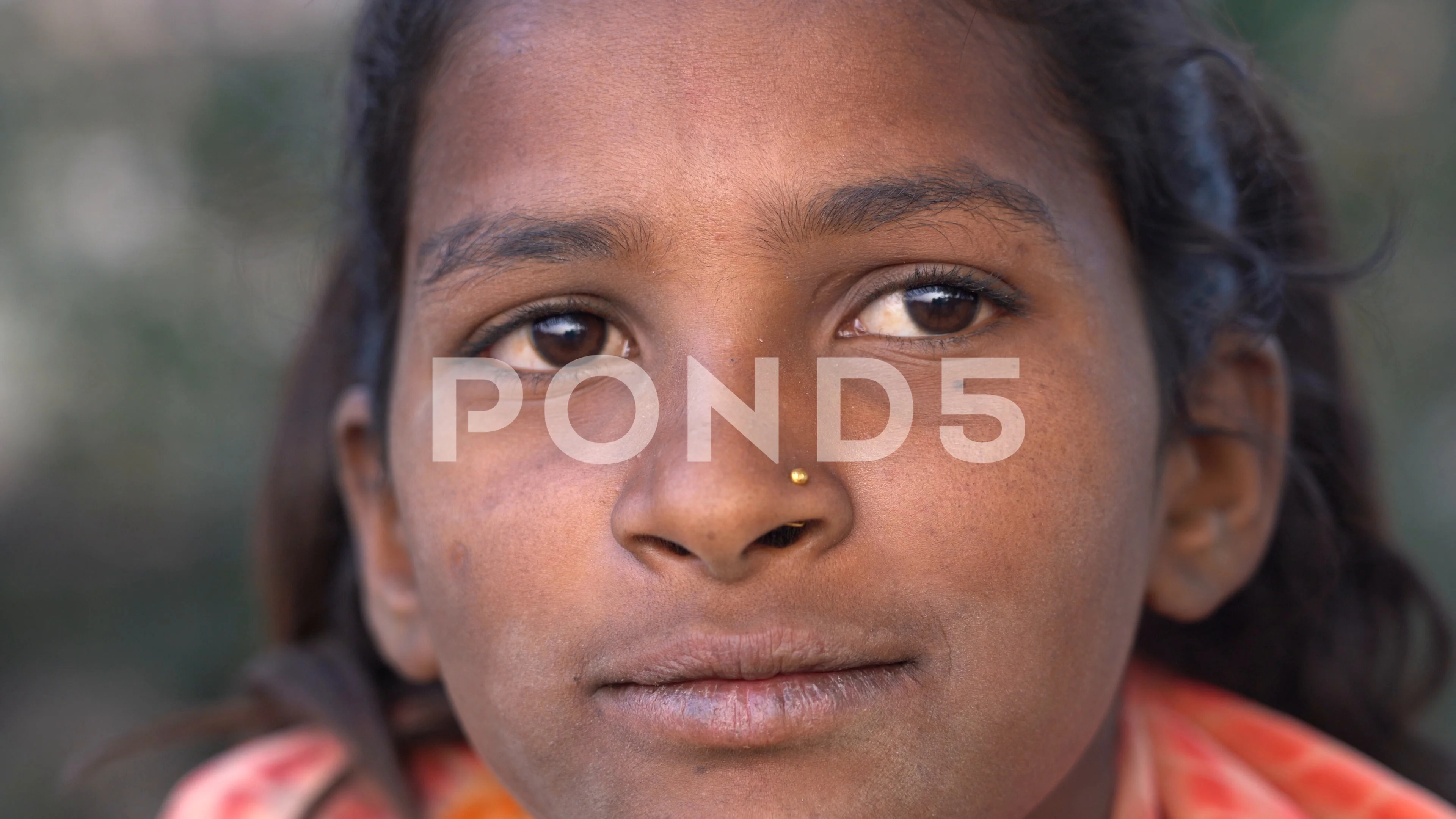 Indian poor girl on time Pushkar Camel M... | Stock Video | Pond5