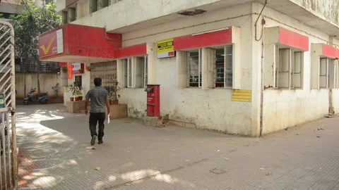 Indian Post Office Stock Footage 137323206
