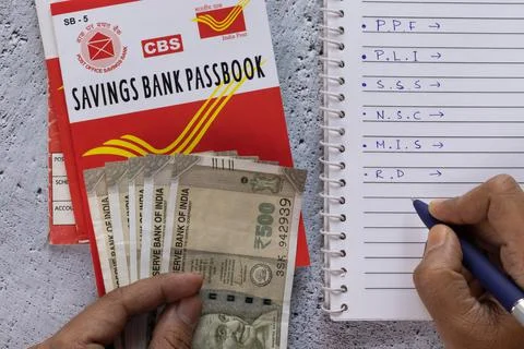 Indian post office system Stock Photos