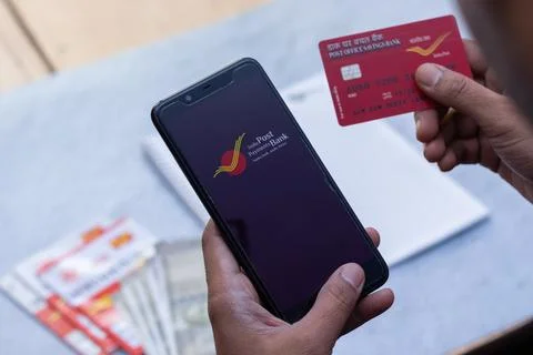 Indian post office system Stock Photos