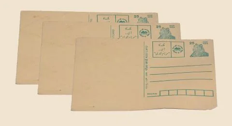 Indian postcards Stock Photos