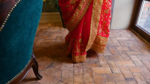 Indian Princess in her Palace Stock Footage 101660004