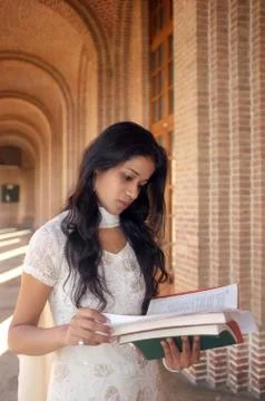 Indian professor going for lecture. Stock Photos