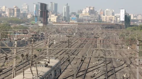 Indian Railway Stock Footage 46499514