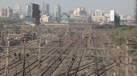 Indian Railway Stock Footage 46499780