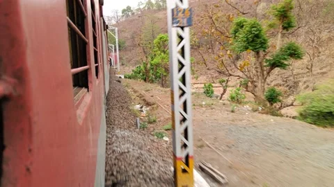 Indian Railways Running Stock Footage 201351304