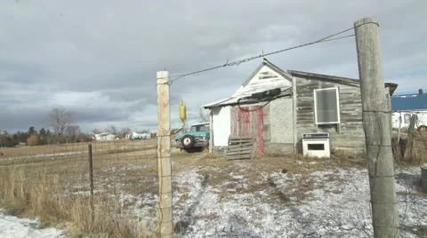 Indian Reservation House Stock-Footage 40333982