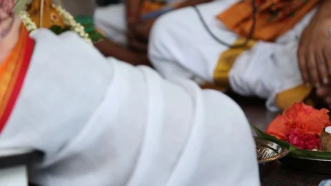 Indian ritual Video stock 101494507