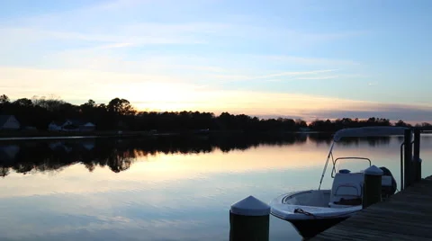 Indian River Dock at Sunset Vidéo 57726585