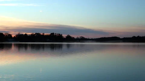 Indian River at Sunset 02 Video stock 57726579