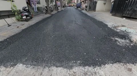 Indian Road Construction Vídeo Stock 55439749