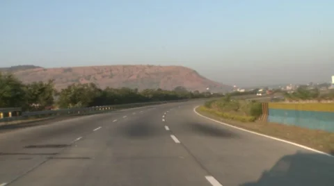 Indian Roads &amp; Highways Stock Footage 1002857